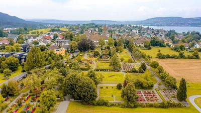 Luftaufnahme Friedhof Kilchberg