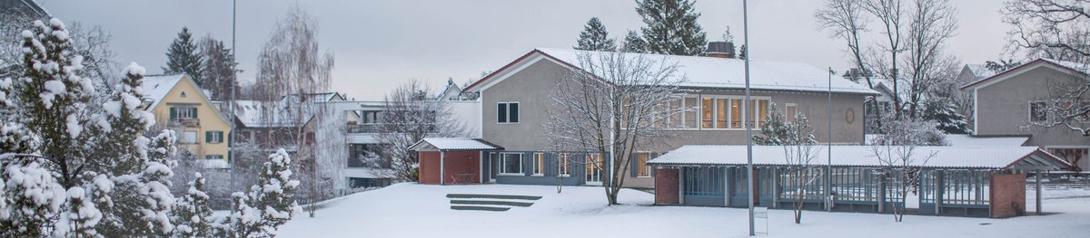 Schulhaus Brunnenmoos Kilchberg im Winter