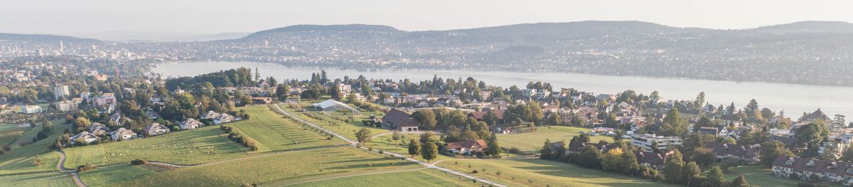 Luftaufnahme Kilchberg Sommer