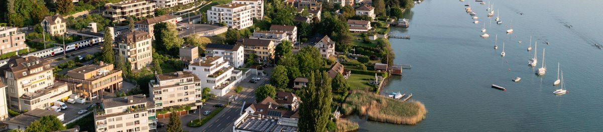 Luftaufnahme Seeufer