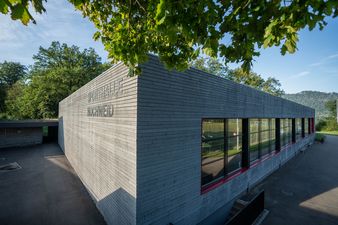 Sporthalle Hochweid Aussenansicht
